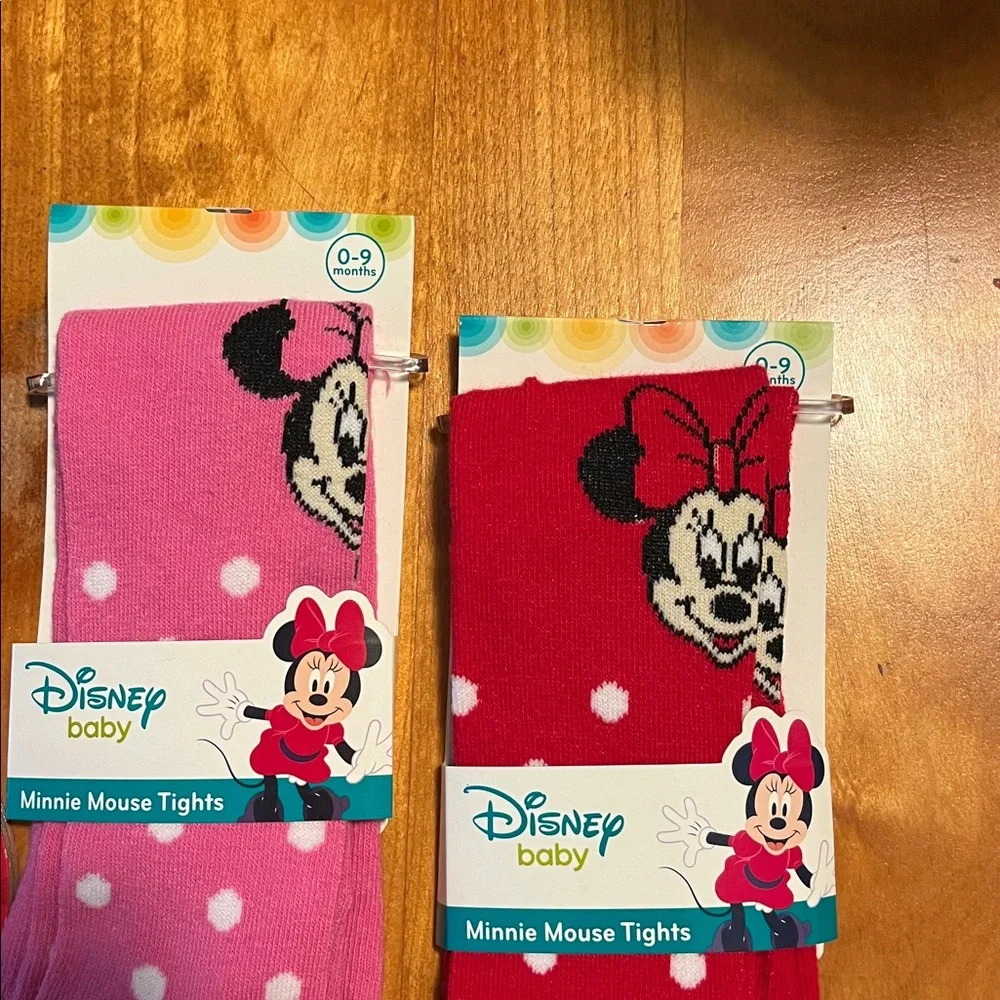 Disney Minnie Mouse Book & Tights Set